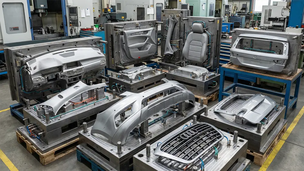 Múnlaí Instealladh Feithicleach Taobh istigh agus Taobh amuigh