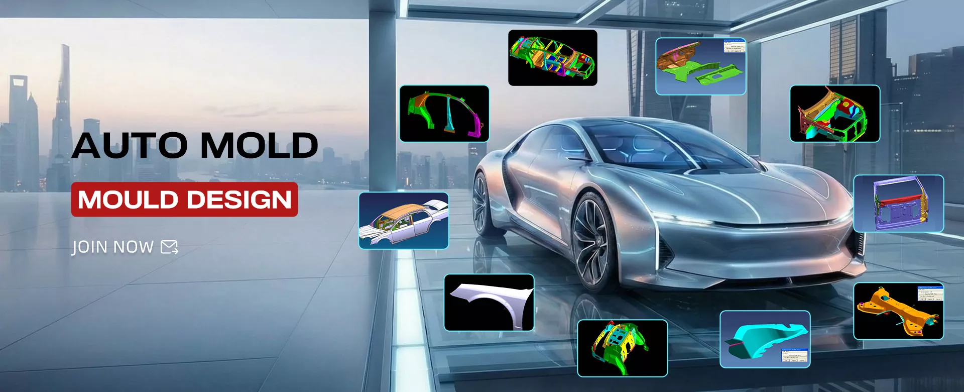 Monaróir Múnlaí Stampála Painéal Taobh amuigh Comhlacht Feithicleach Ardfheidhmíochta