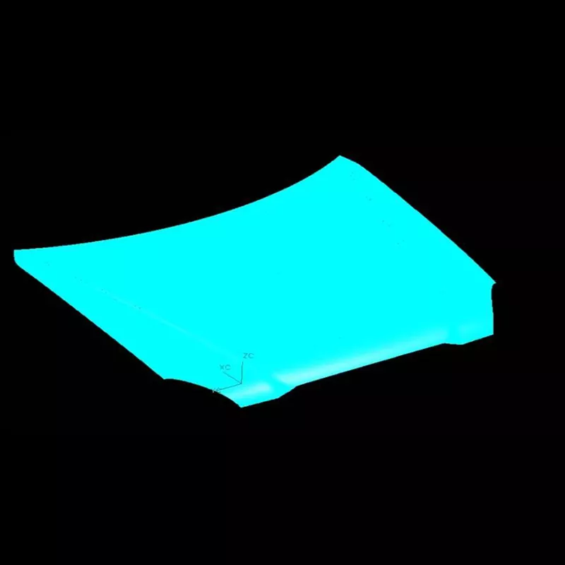 Painéal Seachtrach Hood Feithicleach Stampála Die