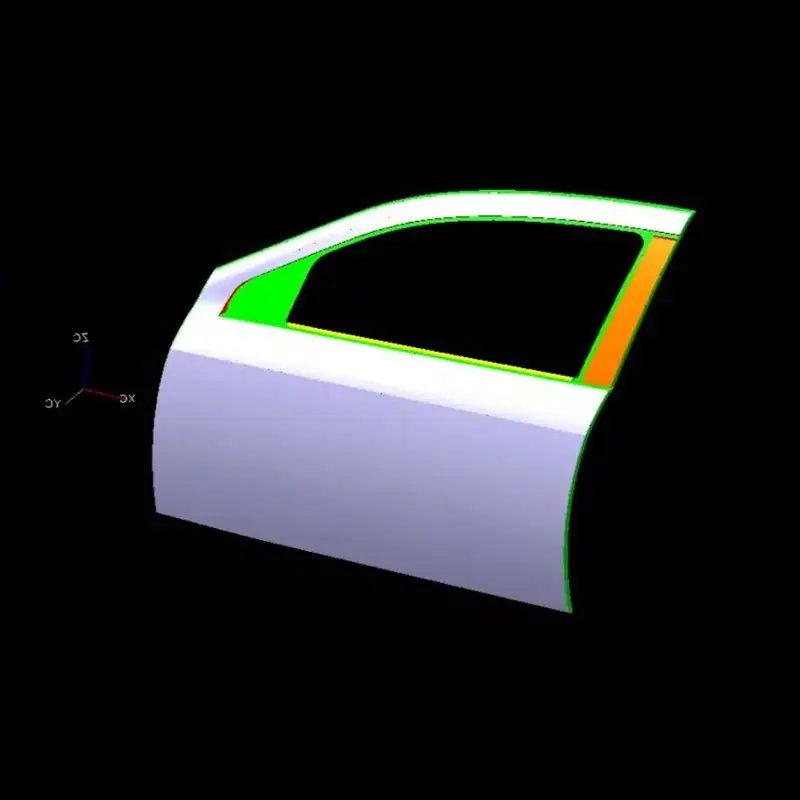 Painéal Seachtrach Doras Tosaigh Clé Feithicleach Stampála Die